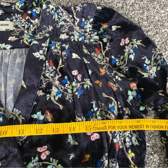 Zadig & Voltaire Reveal Velvet Blossom Dress - Picture 7 of 10